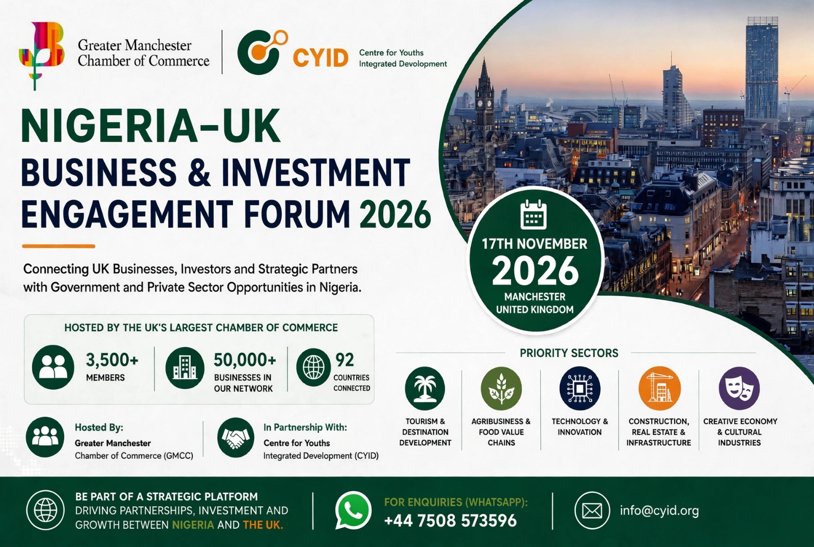 Nigeria–UK Business & Investment Engagement Forum 2026